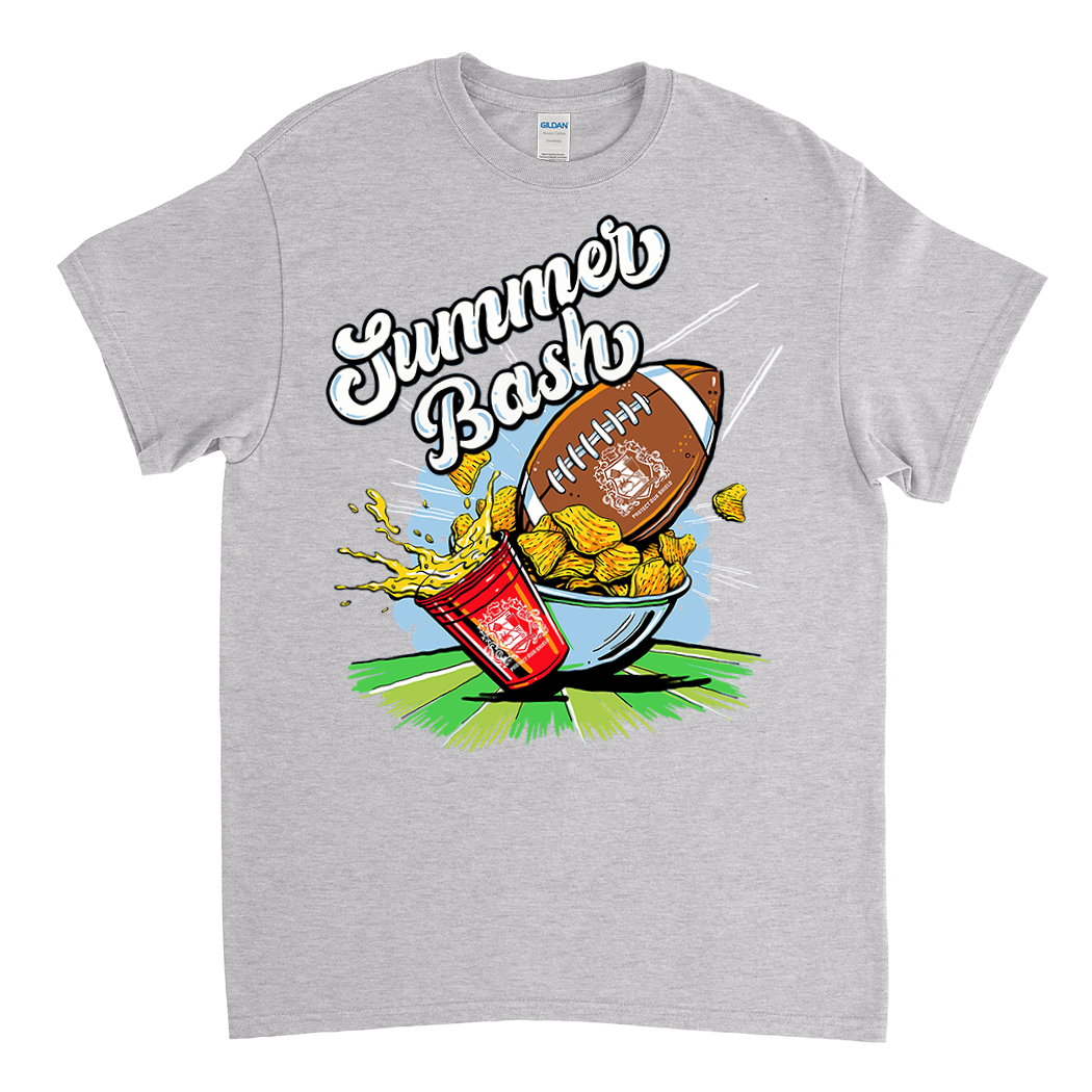 Summer Bash T-Shirt - Ash Grey