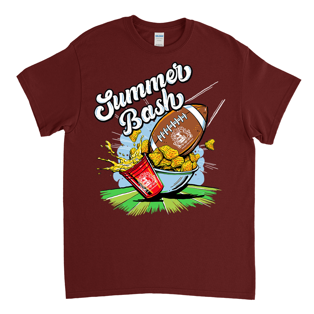 Summer Bash T-Shirt - Maroon