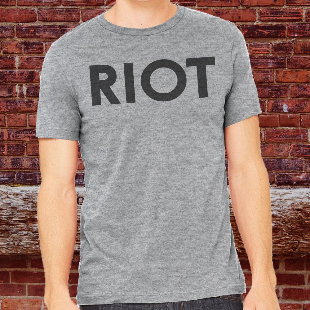 Riot - Heather Grey Men's T-Shirt
